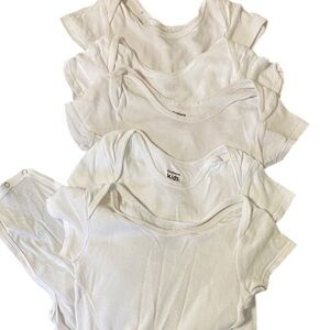 Gerber• 5 White Onesies